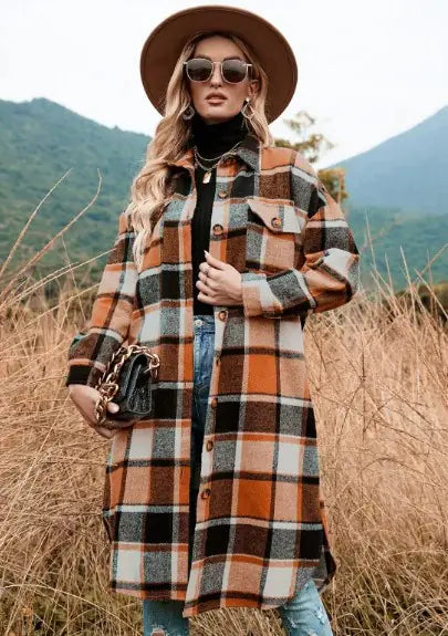 Slit Accent Wool Coat