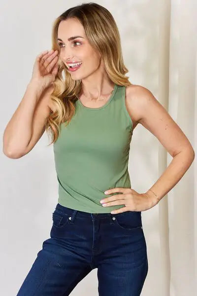 Classic Round-Neck Fitted Tank