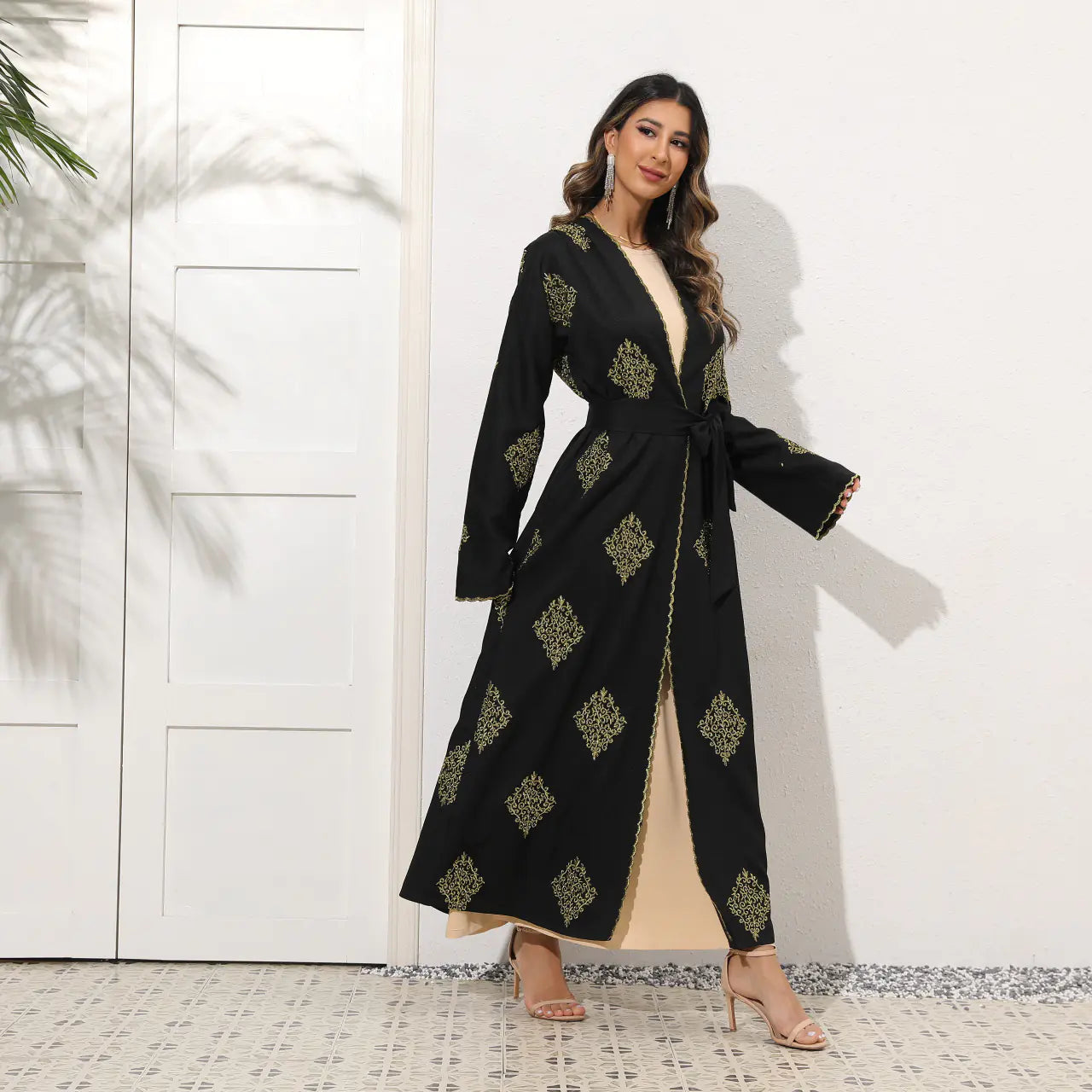 Embroidered Vintage Cardigan Coat