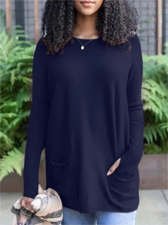 Ladies' Relax-Fit Fashion Pocket Top