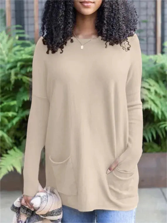Ladies' Relax-Fit Fashion Pocket Top