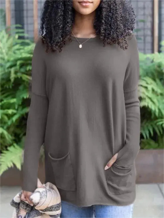 Ladies' Relax-Fit Fashion Pocket Top