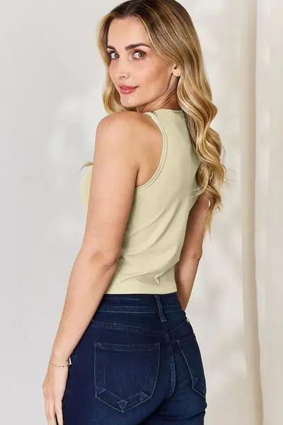 Classic Round-Neck Fitted Tank