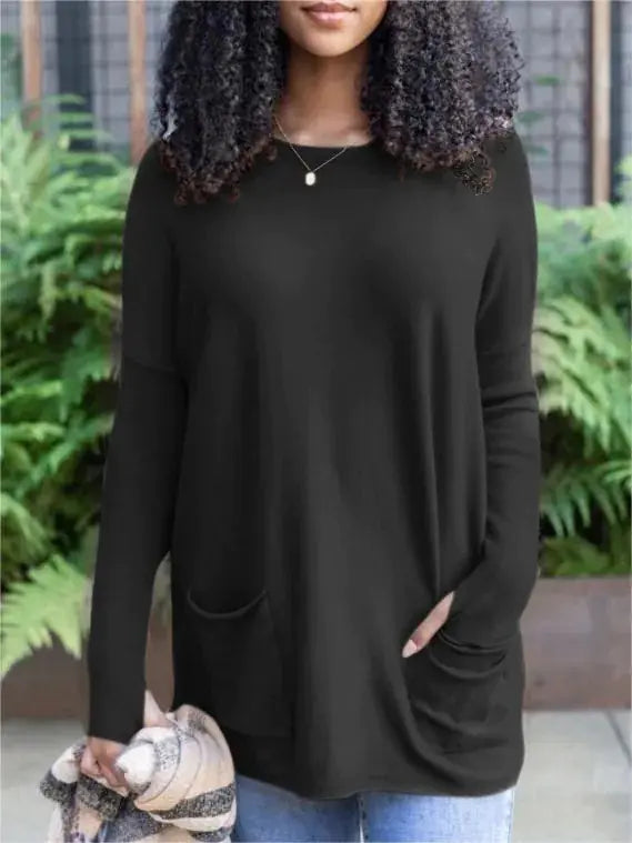 Ladies' Relax-Fit Fashion Pocket Top