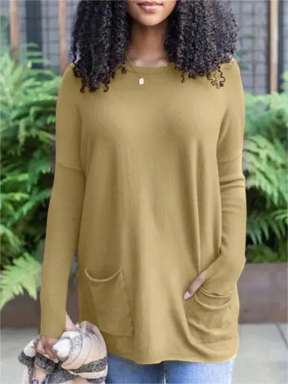 Ladies' Relax-Fit Fashion Pocket Top