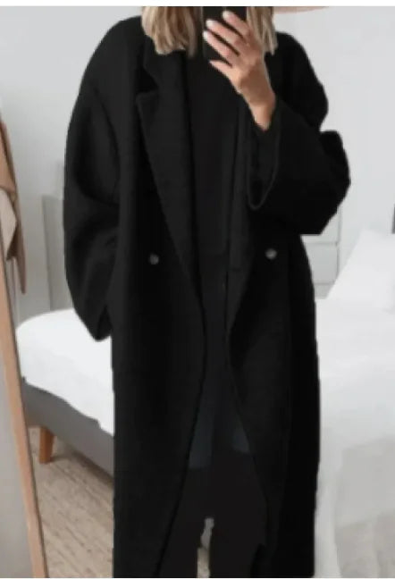 Women's Urban Style Woolen Overcoat