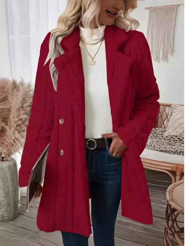 Chic Women's Long Sleeve Coat