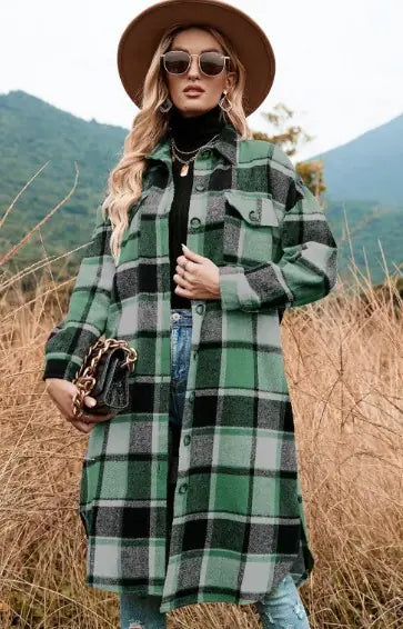 Slit Accent Wool Coat