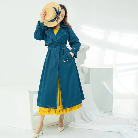 Stylish Long Sleeve Lace-up Jacket