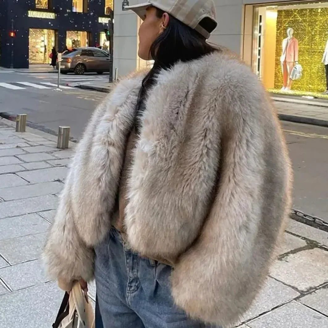 Chic Tokas Faux Fur Jacket