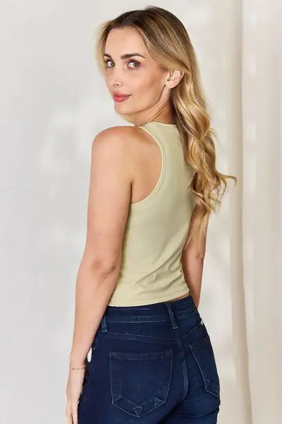 Classic Round-Neck Fitted Tank
