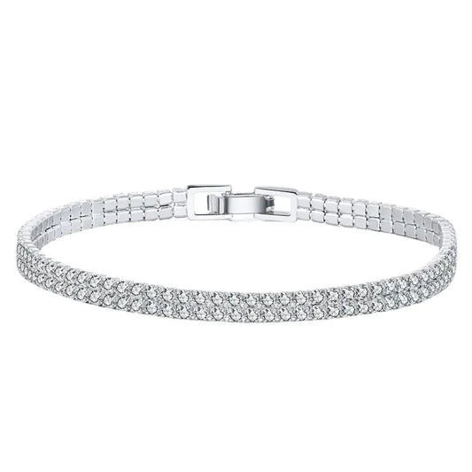 Elegant Sterling Silver Women's Bracelet