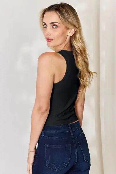 Classic Round-Neck Fitted Tank