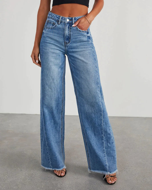 Chic Frayed Denim