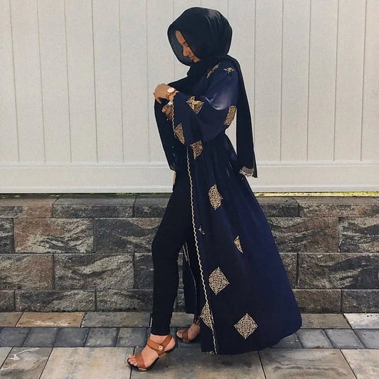 Embroidered Vintage Cardigan Coat